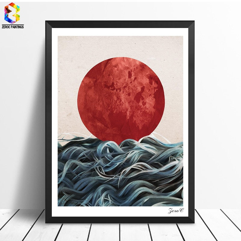 Arthia Designs - Japanese Sunrise Canvas Art - Review