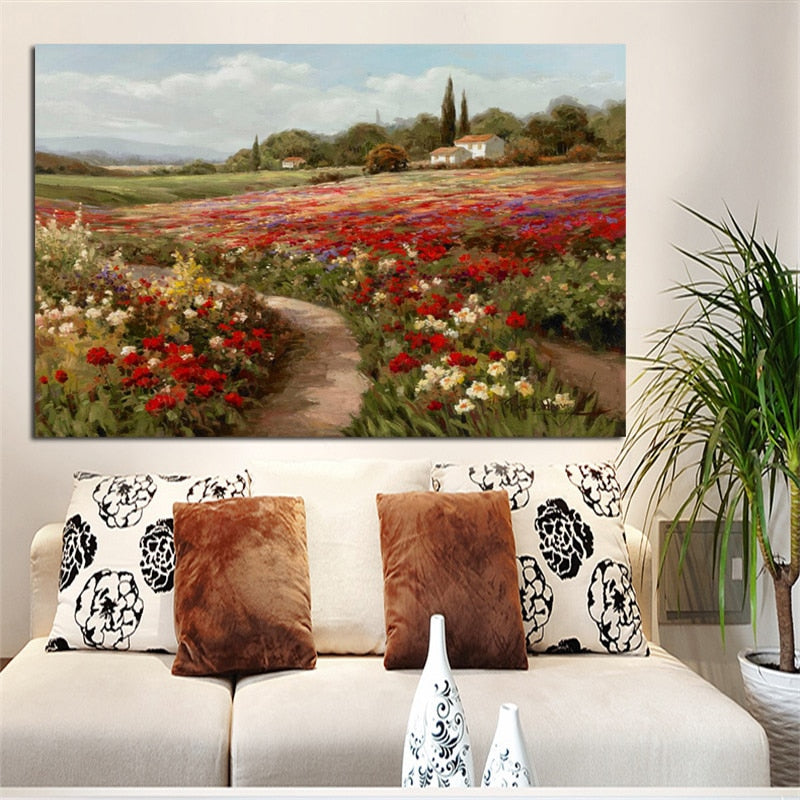 Arthia Designs - Claude Monet Poppy Fields Canvas Art - Review