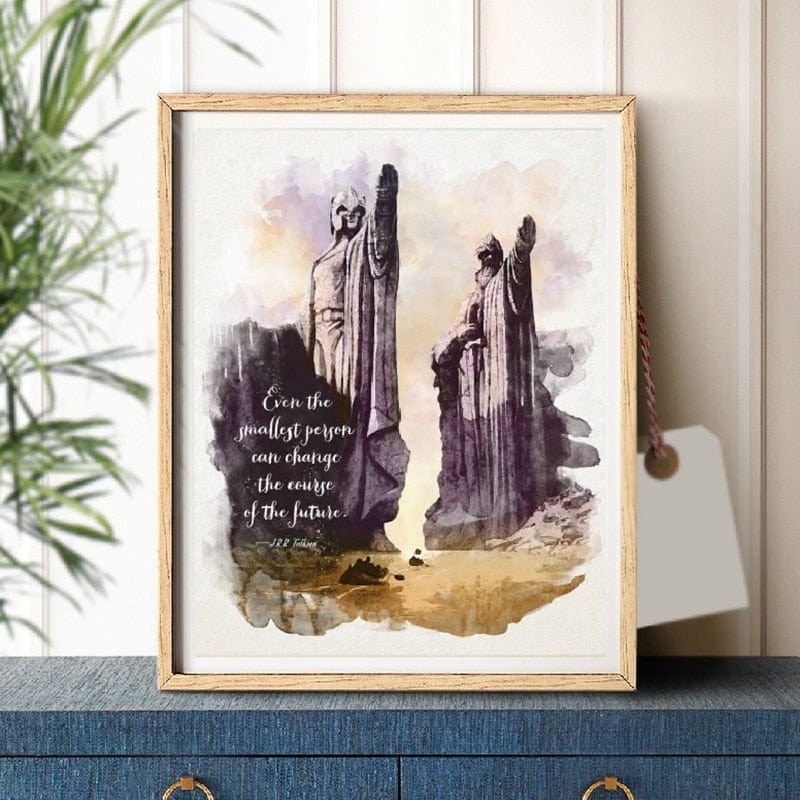 Arthia Designs - Lord of The Rings Quote Canvas Art - Review