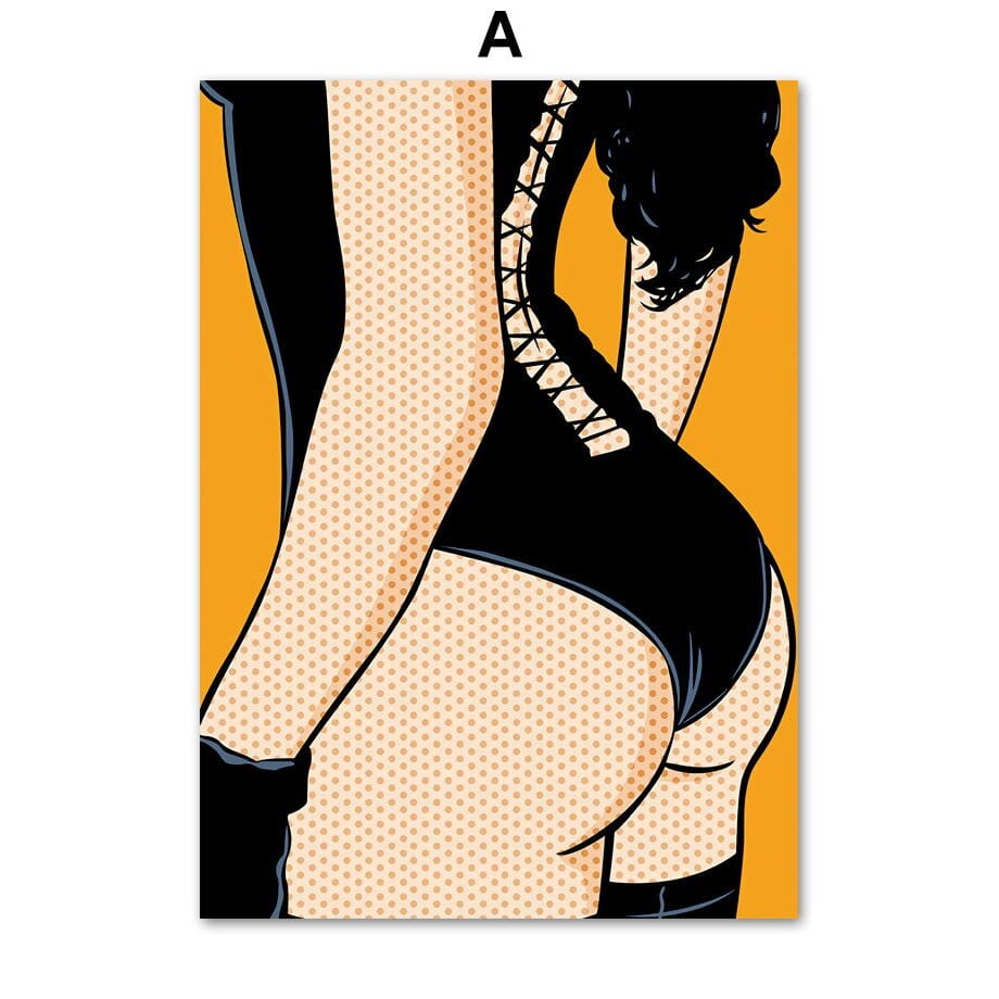 Arthia Designs - Fashion Sexy Naughty Girl Canvas Art - Review