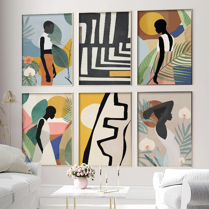 Arthia Designs - Abstract Floral African Woman Canvas Art - Review