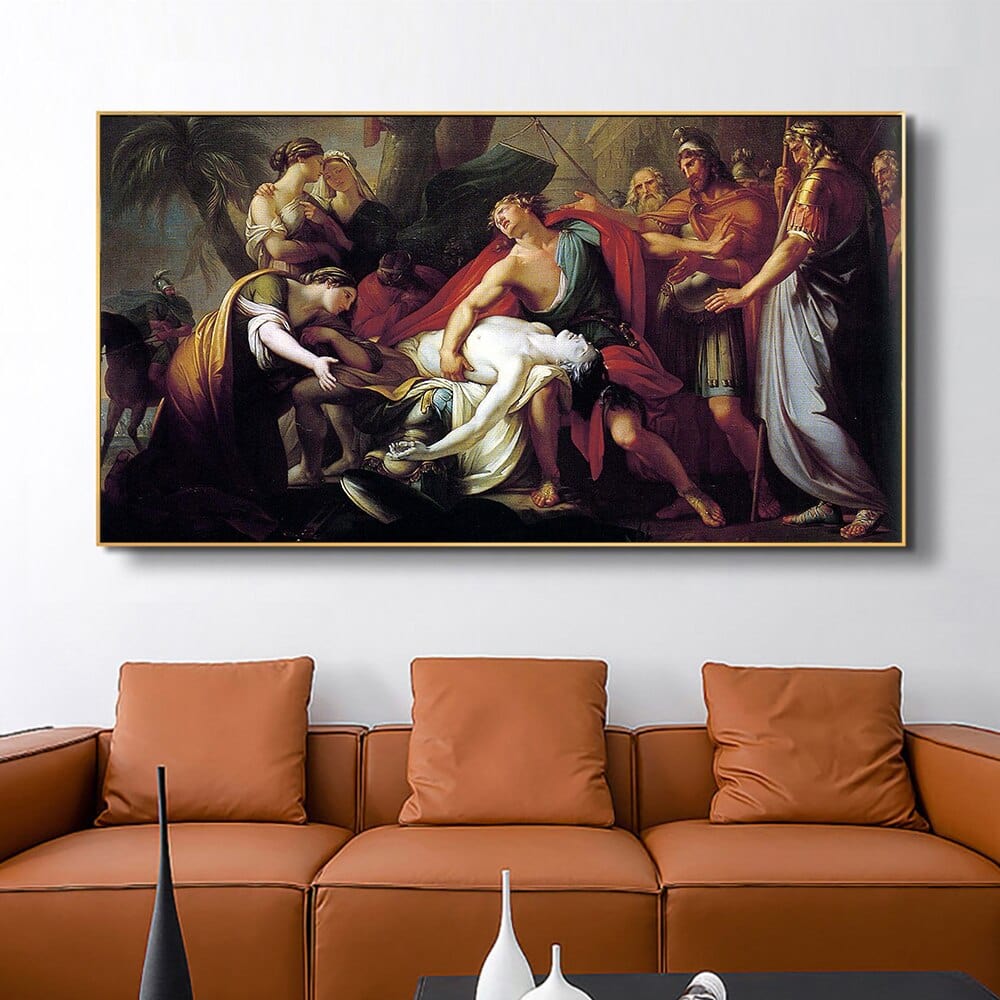 Arthia Designs - Achilles Lamenting the Death of Patroclus Canvas Art - Review