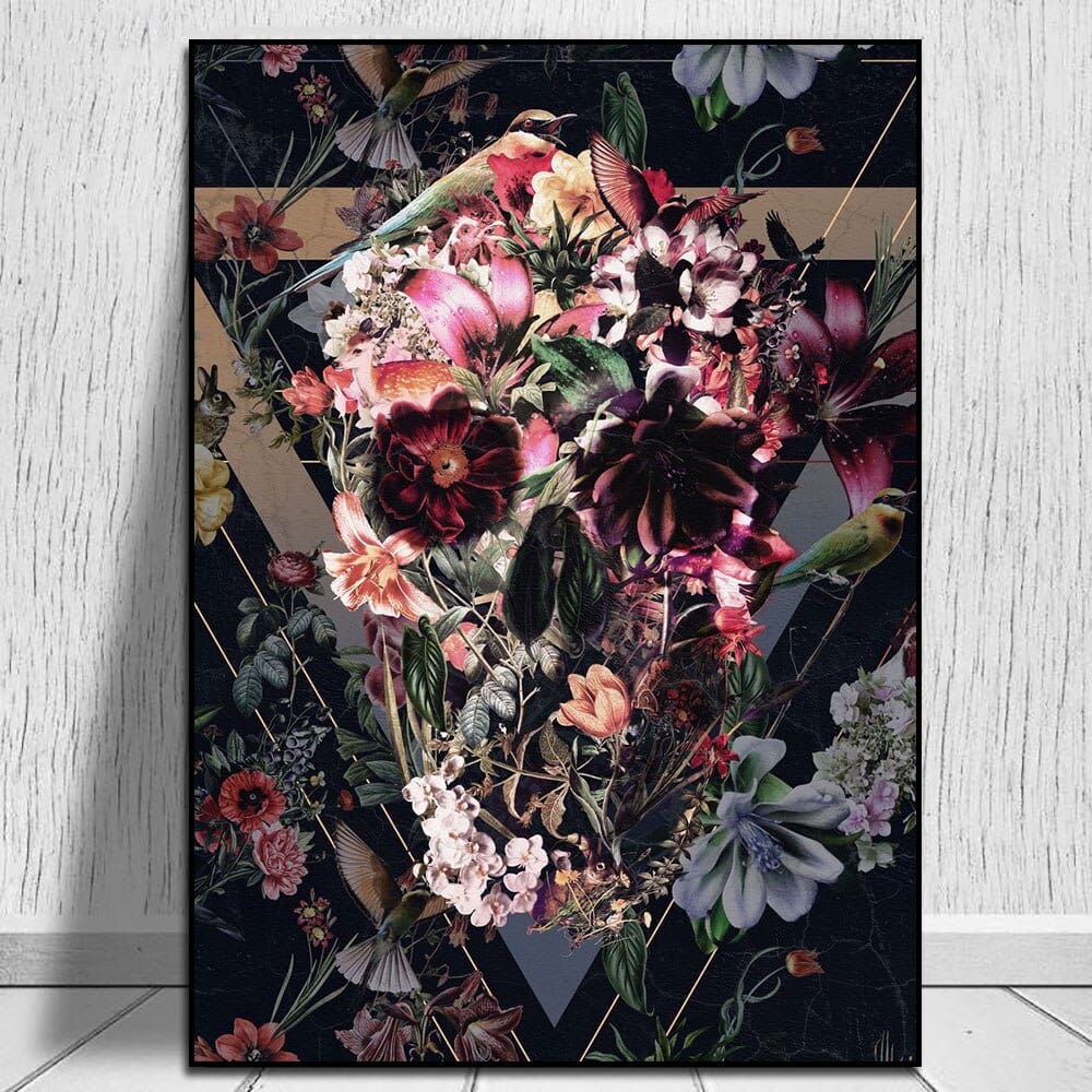 Arthia Designs - Flower Skull Canvas Art - Review