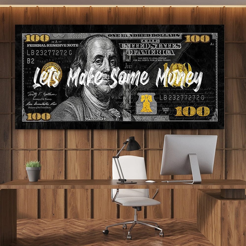 Arthia Designs - Lets Make Some Money Canvas Art - Review