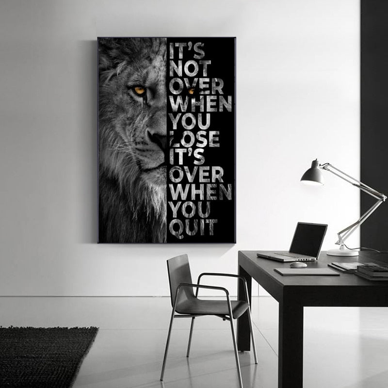 Arthia Designs - King Lion Motivational Canvas Art - Review