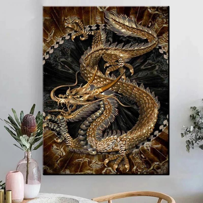 Arthia Designs - Golden Dragon Canvas Art - Review