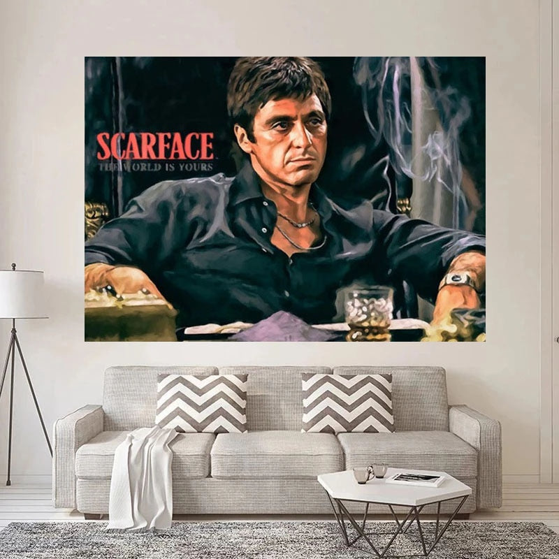 Arthia Designs - Scarface Movie Tony Montana Canvas Art - Review