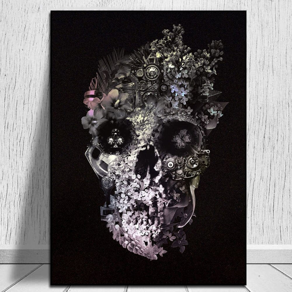 Arthia Designs - Flower Skull Canvas Art - Review