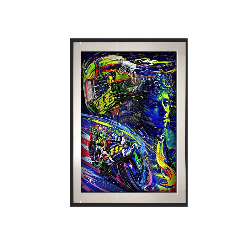 Arthia Designs - Graffiti Valentino Rossie Canvas Art - Review