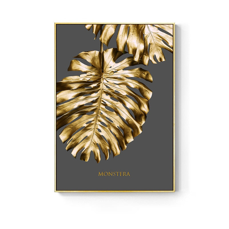 Arthia Designs - Abstract Golden Leaf Canvas Art - Review