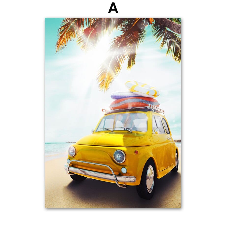 Arthia Designs - Starfish Tropical Surf Island Canvas Art - Review