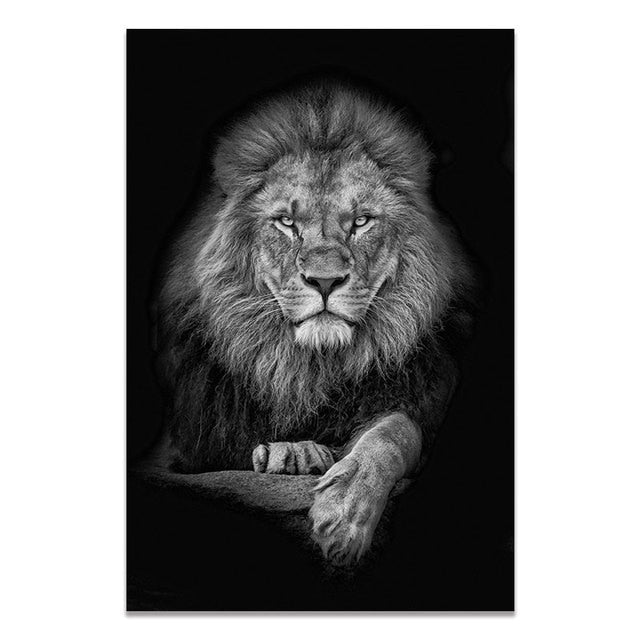 Arthia Designs - Black and White Wild Animal Canvas Art - Review