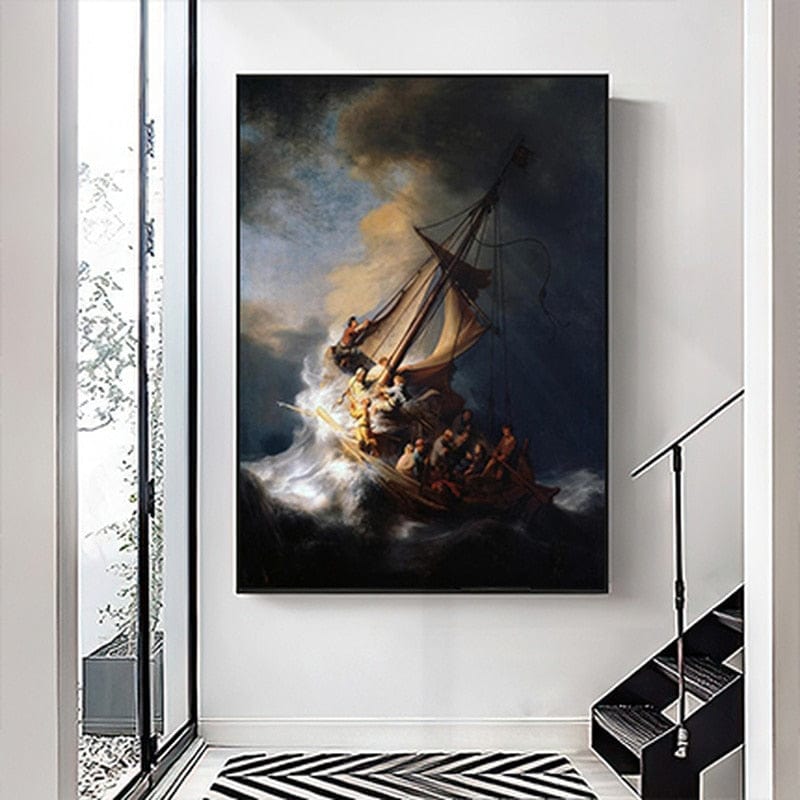 Arthia Designs - The Storm on the Sea of Galilee Canvas Art - Review