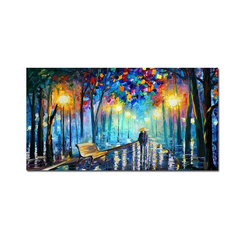 Arthia Designs - Modern Watercolor Street View Canvas Art - Review