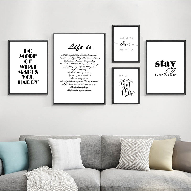 Arthia Designs - Modern Life Quotes Canvas Art - Review