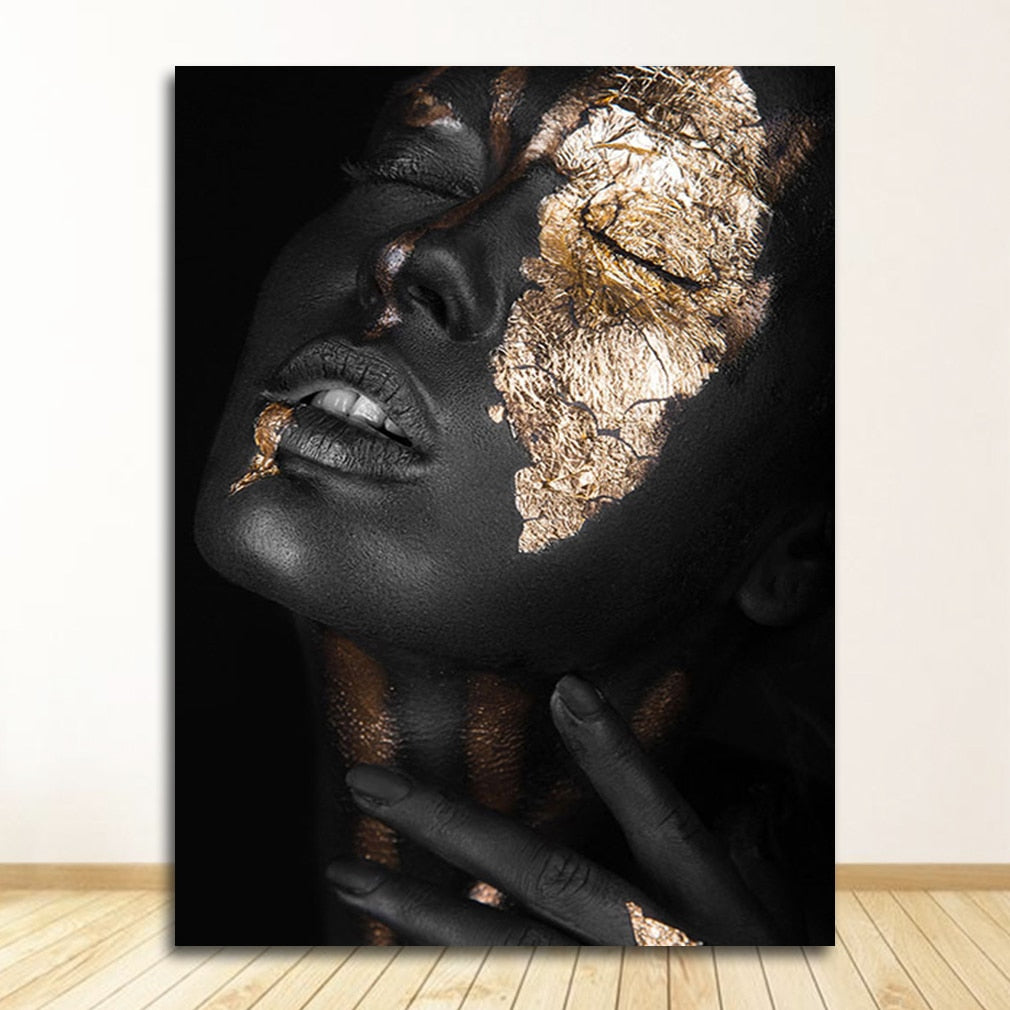 Arthia Designs - Golden Scars African Woman Canvas Art - Review