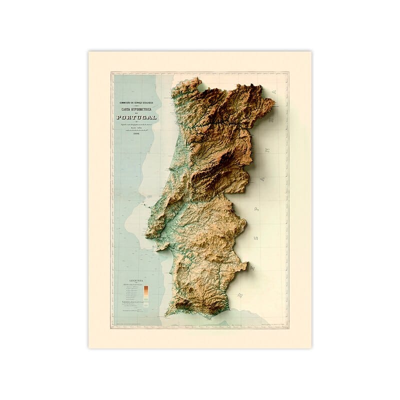 Arthia Designs - Map of Portugal Canvas Art - Review