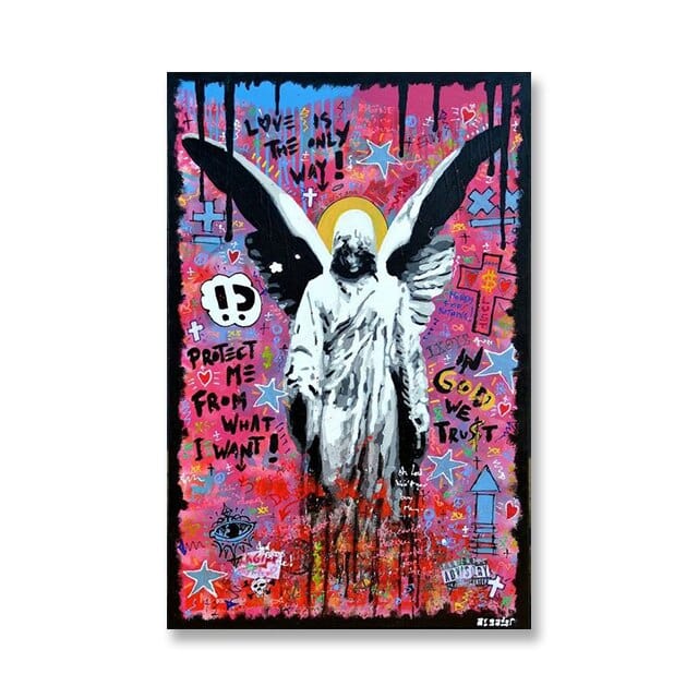 Arthia Designs - Abstract Graffiti Sculpture Painting Canvas Art - Review