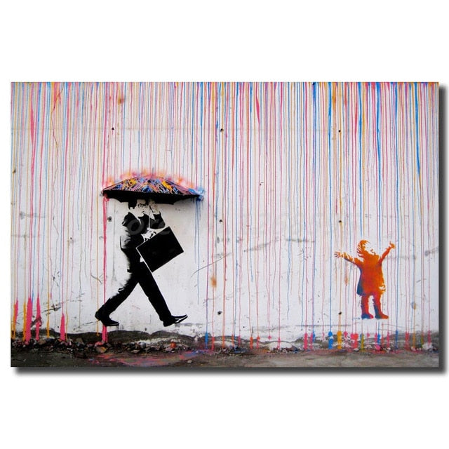 Arthia Designs - Banksy Life Is Short Graffiti Canvas Art - Review