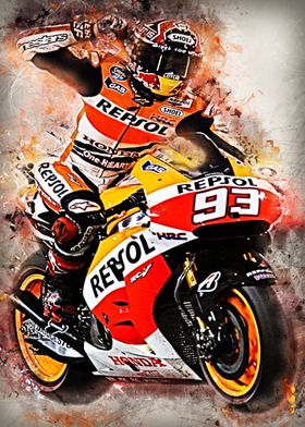 Arthia Designs - Watercolor Moto GP Canvas Art - Review