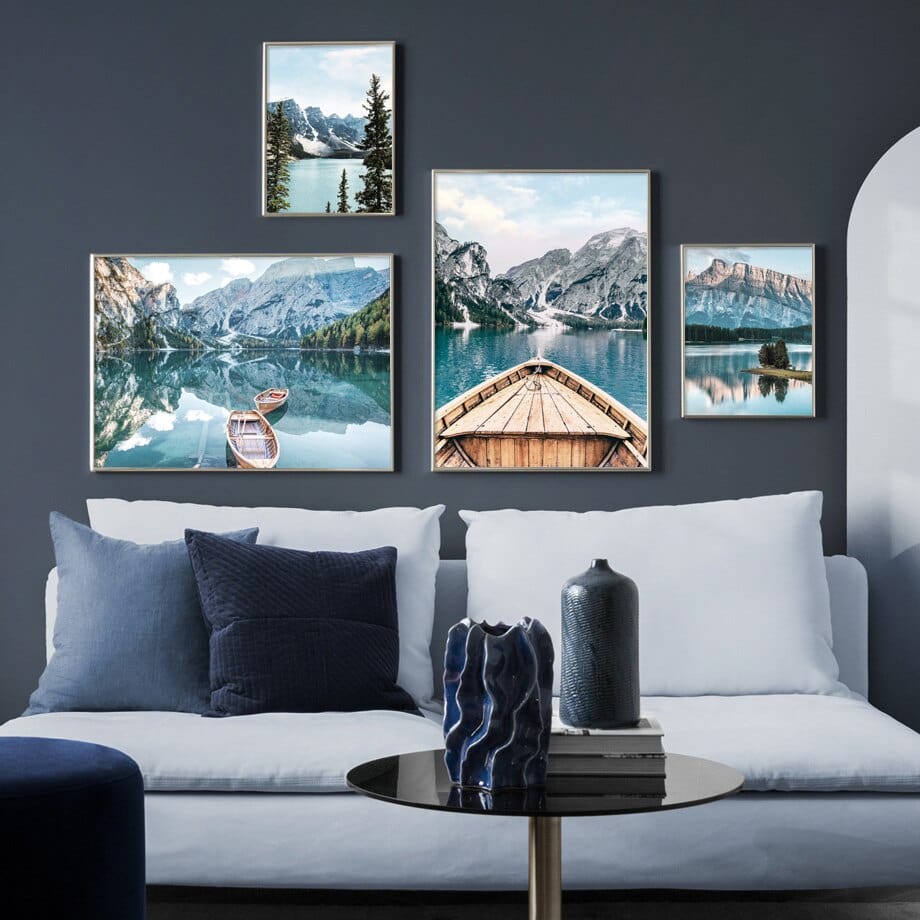 Arthia Designs - Mountain View Lake Canvas Art - Review