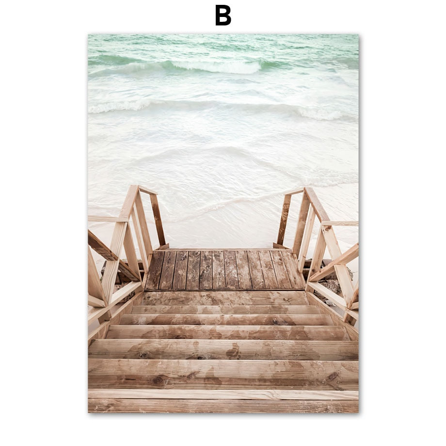 Arthia Designs - Island Getaway Beach Wave Canvas Art - Review