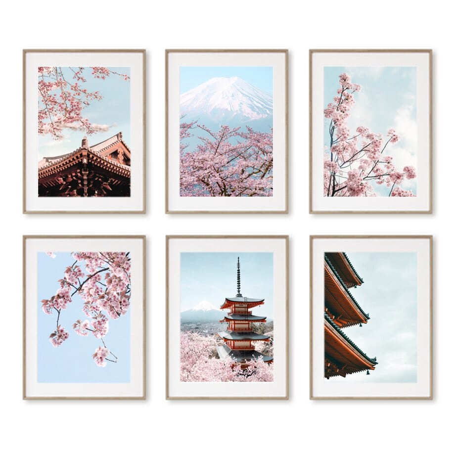 Arthia Designs - Osaka Sakura Temple Canvas Art - Review