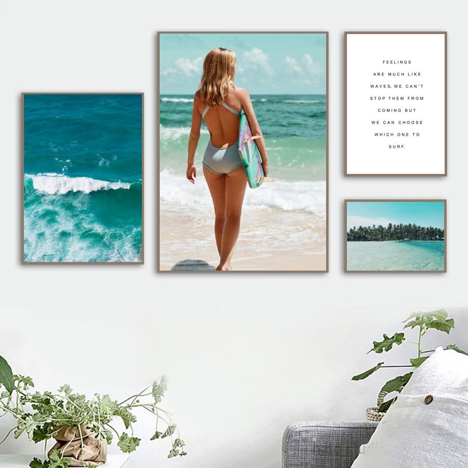 Arthia Designs - Island Wave Surfing Spot Canvas Art - Review