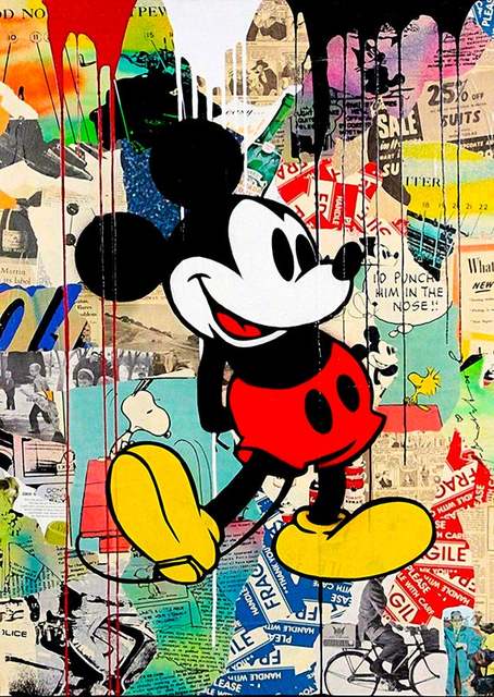 Arthia Designs - Graffiti Cartoon Mickey Mouse Canvas Art - Review