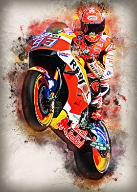 Arthia Designs - Watercolor Moto GP Canvas Art - Review