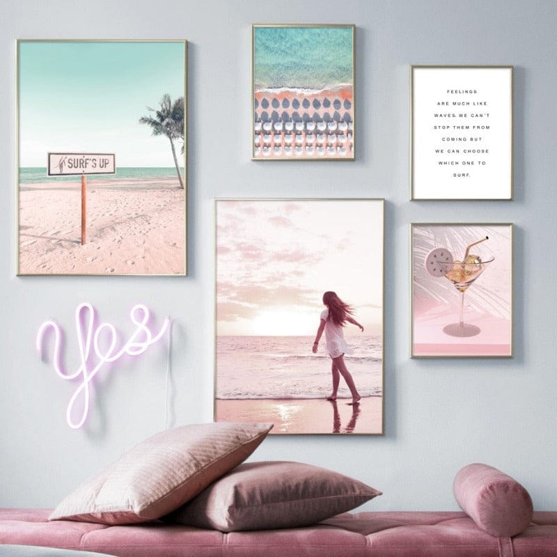 Arthia Designs - Summer Vibe Beach Girl Canvas Art - Review