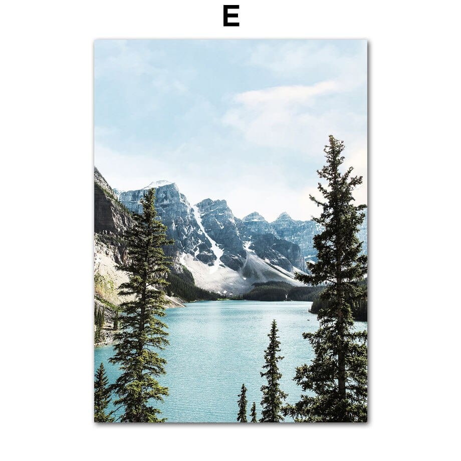 Arthia Designs - Mountain View Lake Canvas Art - Review