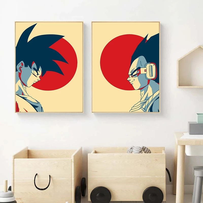 Arthia Designs - Dragon Ball Retro Japanese Style Canvas Art - Review