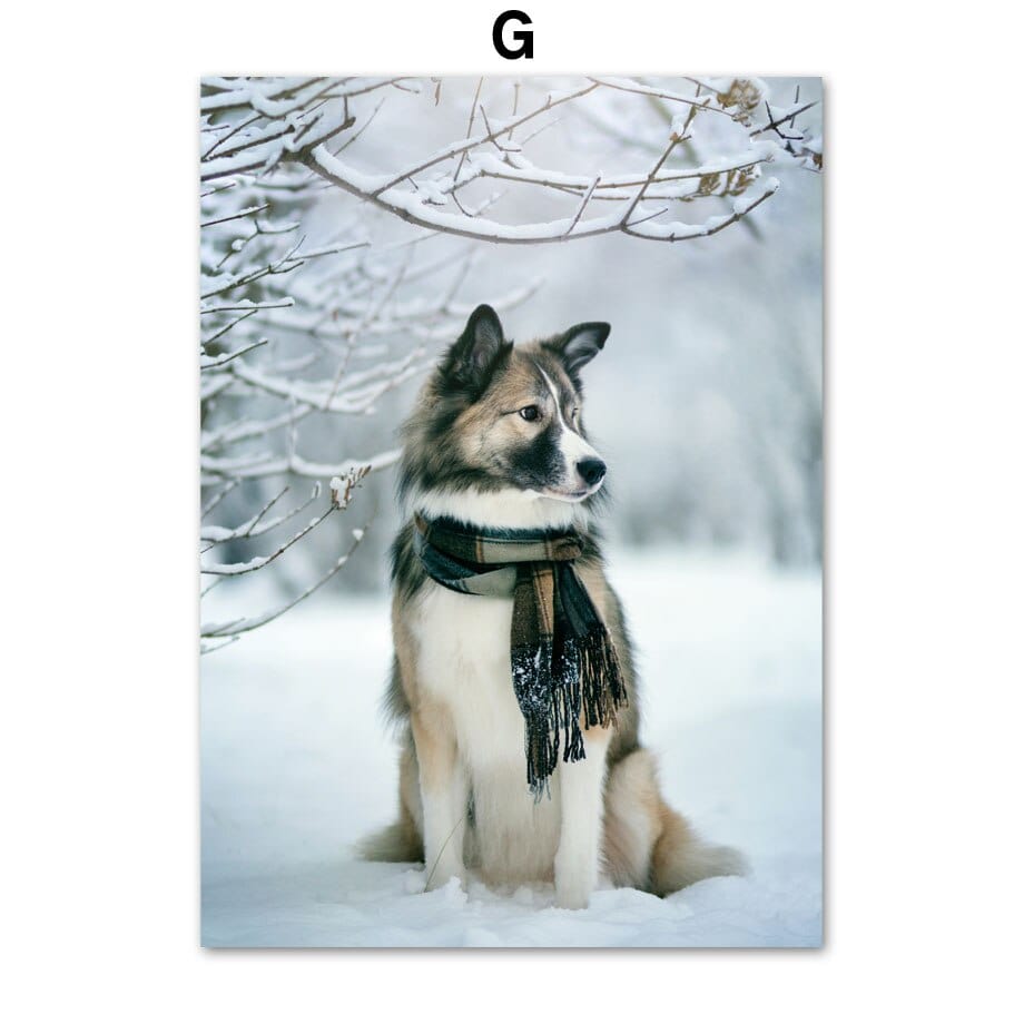 Arthia Designs - Winter Forest Animal Gallery Wall Canvas Art - Review