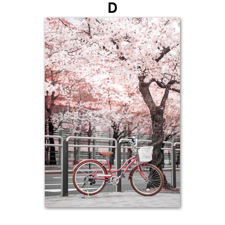 Arthia Designs - Blossom Pink Sakura Town Canvas Art - Review