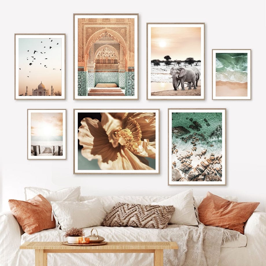 Arthia Designs - Sunset In Morocco Beach Canvas Art - Review