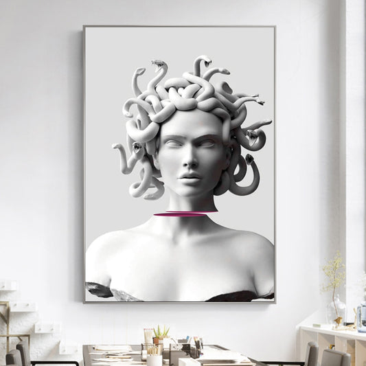 Arthia Designs - Medusa Vaporwave Sculpture Canvas Art - Review