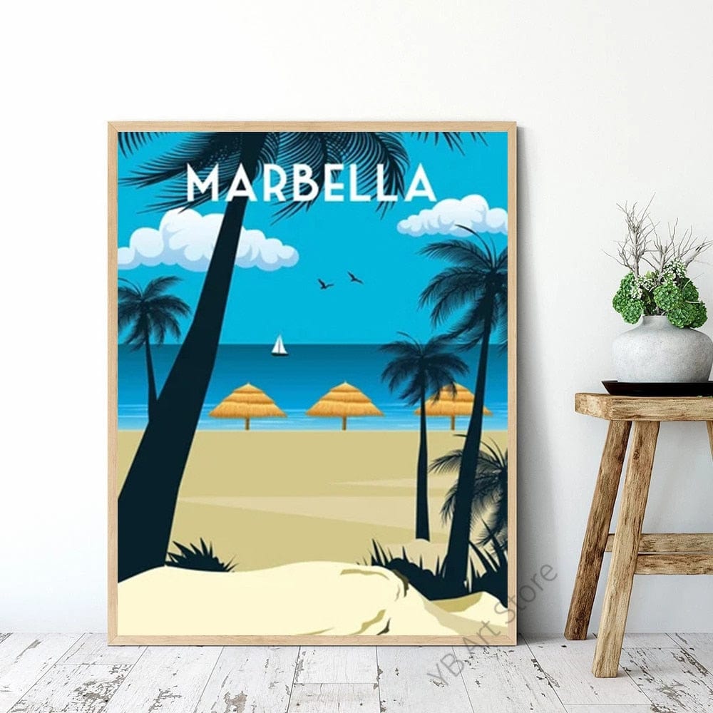 Arthia Designs - Famous Beach Travel Destination Canvas Art - Review