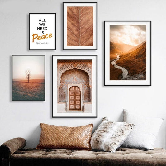 Arthia Designs - Morocco Peaceful Natural Sunset Canvas Art - Review