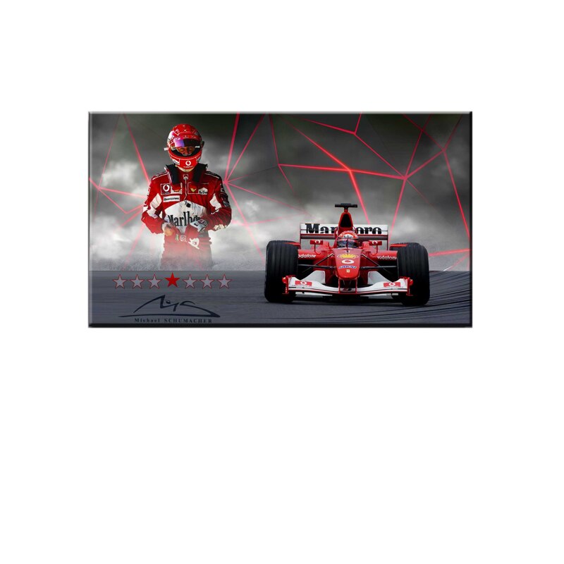 Arthia Designs - F1 Legend Michael Schumacher Canvas Art - Review