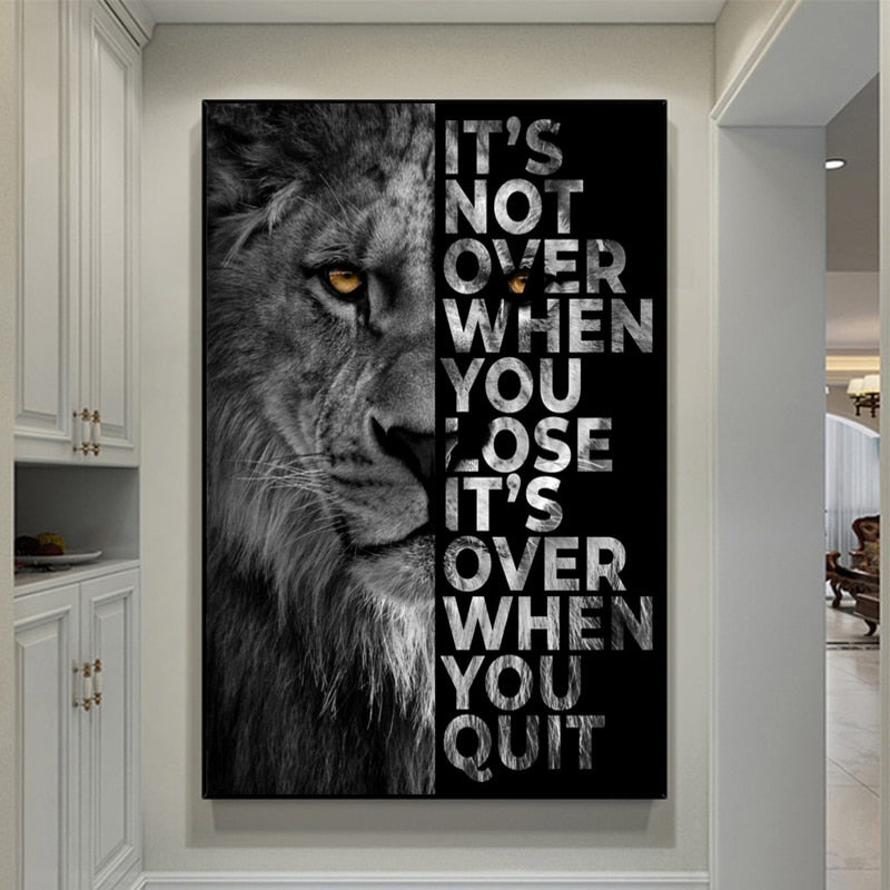 Arthia Designs - King Lion Motivational Canvas Art - Review