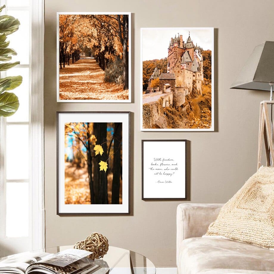 Arthia Designs - Autumn Forest Castle Canvas Art - Review