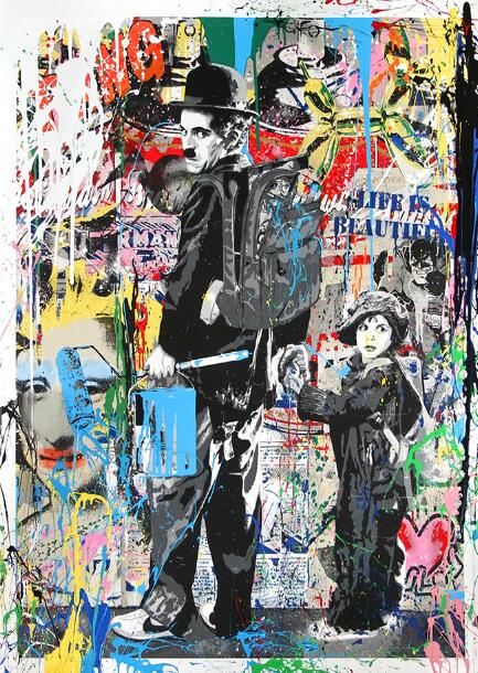 Arthia Designs - Charlie Chaplin Graffiti Canvas Art - Review