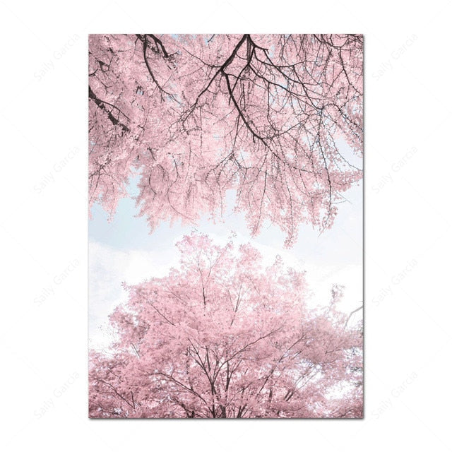 Arthia Designs - Japanese Pink Flower Scenery Canvas Art - Review