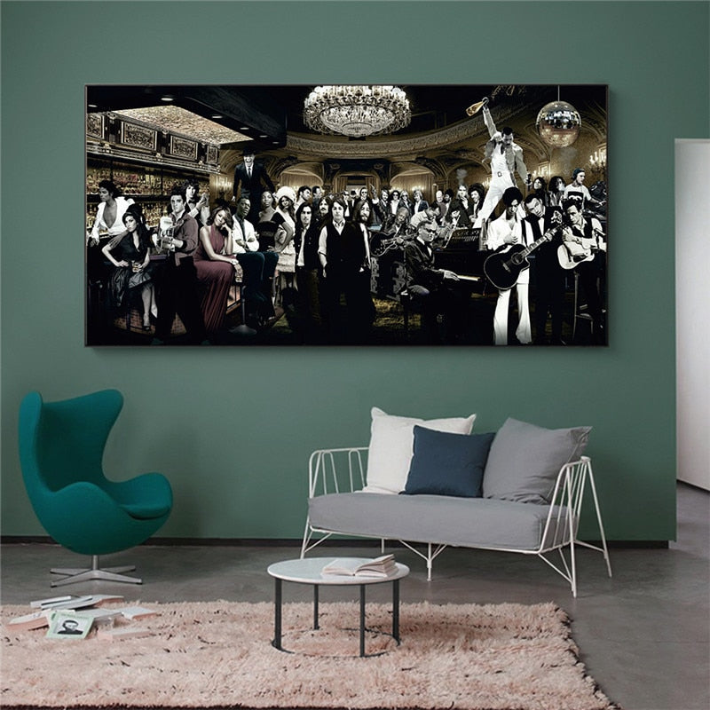 Arthia Designs - Legendary Musicians Gathering Canvas Art - Review