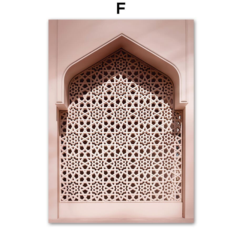 Arthia Designs - Moroccan Luxury Pink Resort Canvas Art - Review