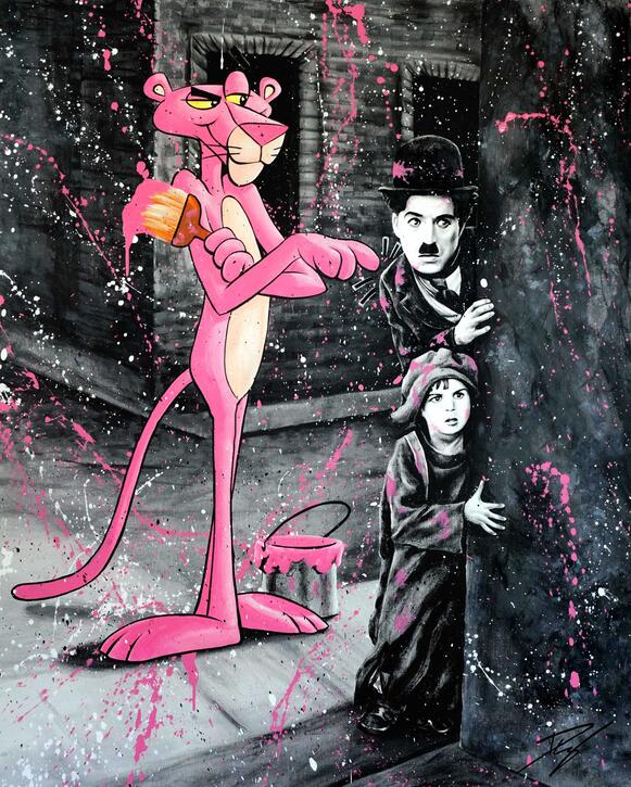 Arthia Designs - Fashion Pink Panther Graffiti Canvas Art - Review