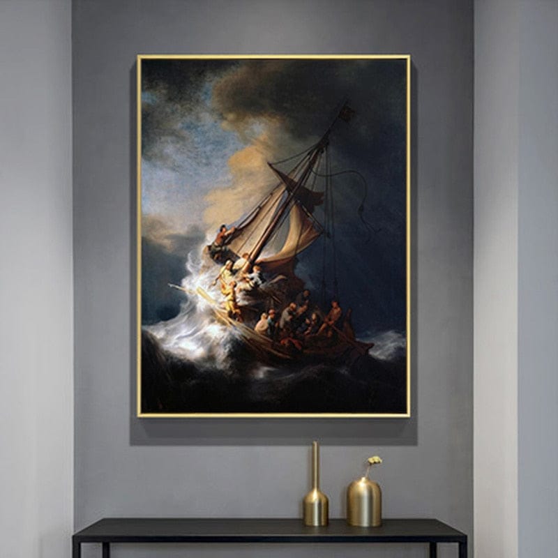 Arthia Designs - The Storm on the Sea of Galilee Canvas Art - Review