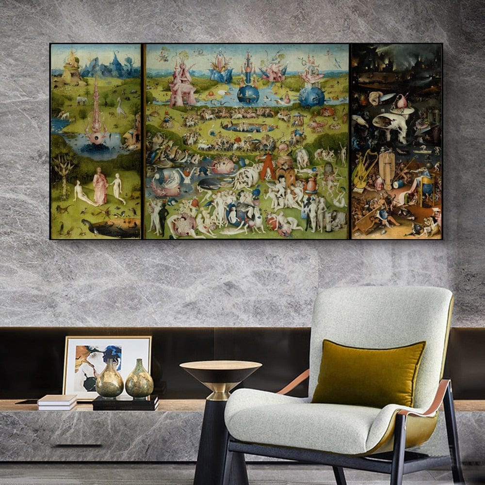 Arthia Designs - The Garden of Earthly Delights Triptych Canvas Art - Review