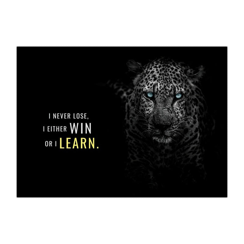 Arthia Designs - Never Give Up Animal Quotes Canvas Art - Review